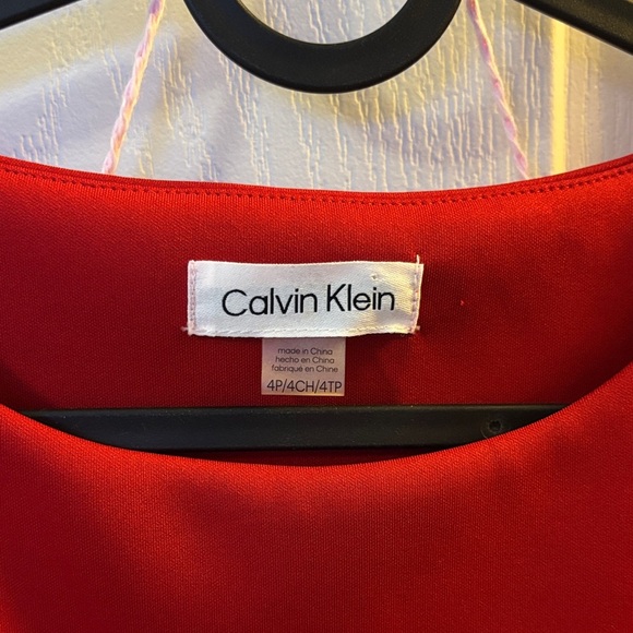 Calvin Klein Red and Black Mini Dress NWT - Picture 5 of 8